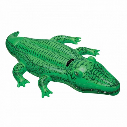 Надувной крокодил с держателем 168 х 86 см., от 3 лет 
